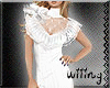 [W] FW White Lace Dress
