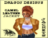 CAMEL BRN LEATHER JACKET