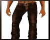 ~T~Brown Leather Pants
