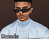 Suit Turtleneck Blue