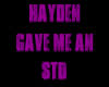 Hayden Gave Me STD