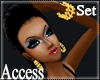 A. Glam Set G.Ear+Bclts