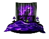 Purple wolf custom Bed