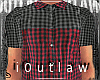 H| Plaid Shirt - Red/Blk