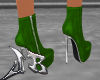 JB Green Zippered Heels