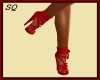 Red Strap High Heels