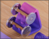 $ Dumbell Stand PURPLE
