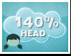 140% head Kids