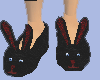 Dark Bunny Slippers Male