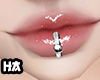 ! H Lip Piercing