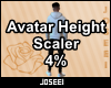 Avatar Height Scale 4%