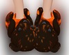 Bear-fire slippers