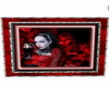 Gothic woman in red