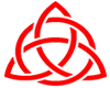 Circle Triquetra sticker