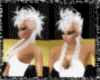 SM White Punk Hair F