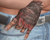 KOZA Hand Tatto