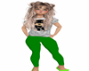 Kids Leggings Green
