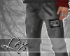 LEX grey patch pants