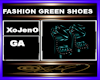 FASHION GREEN SHOES