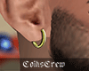 CC. Earrings Ring Gold