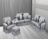 =R= Gray & White Couch