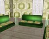Vintage green couch 