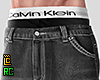 r. Black wide jeans