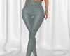 Gray Belted Pants Lg