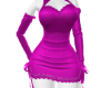 Lacey  purple Dress