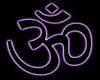 Glowing OM Sticker