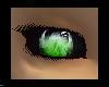 {R}lime green eyes