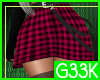 [G] Checker Skirt Pink