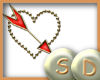 Heart & Arrow Sticker