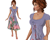 TF* Lilac Floral Dress