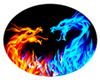 Flaming Dragons