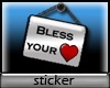 Bless ur Heart sticker