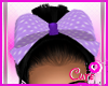 CV|Purple Hair Bow