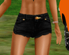 Dark Black Daisy Dukes