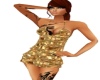 Gold BB Mini-Dress