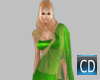 Arabic Green Dress C#D
