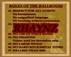 Ballroom Framed Rules