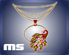 MS Phoenix bird necklace