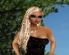 blonde braid tinted
