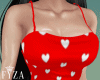 Heart Dress Red