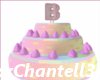 Letter B cake