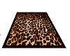 brown leopard rug