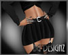[BGD]pleated skirt-Black