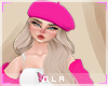 𝓛 ❀ Hot Pink Beret