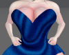 Sexy modern blue dress