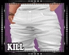 {K} Pants White